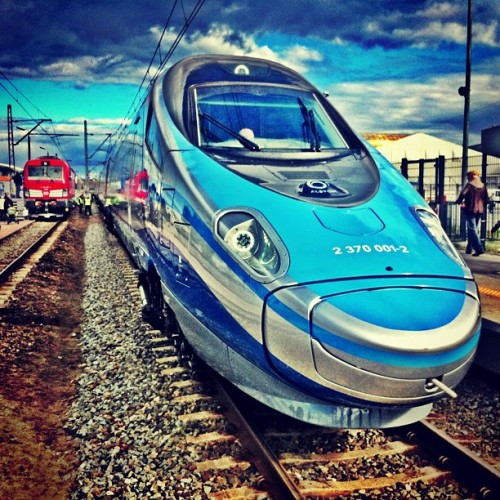 Pendolino w Polsce. Najnowszy pociąg PKP Intercity prezentowany w Gdańsku podczas Targów TRAKO na Amber Expo
