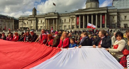 Dzień Flagi w Londynie Jan Żyliński